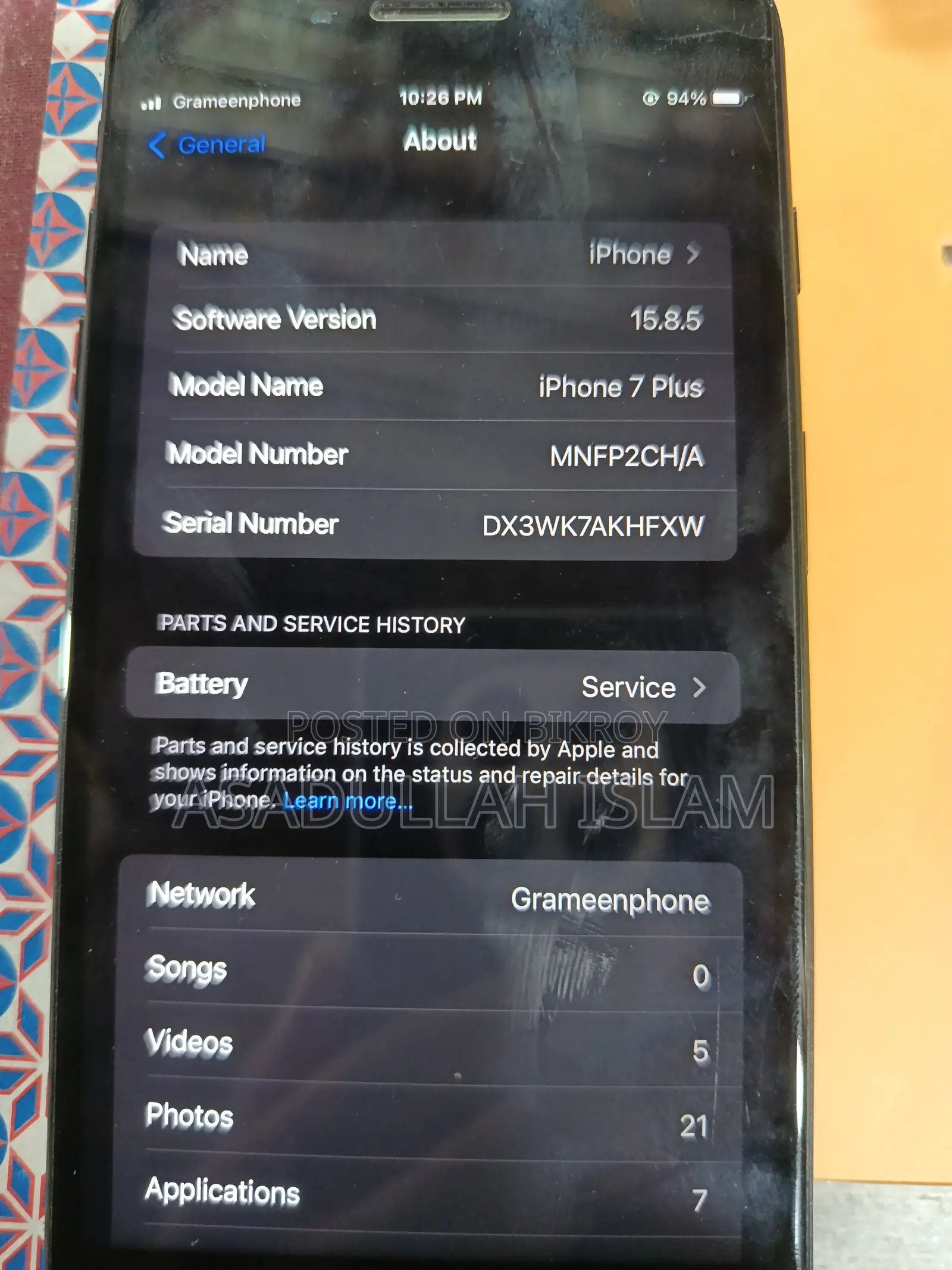 Apple iPhone 7 Plus 128 GB Black