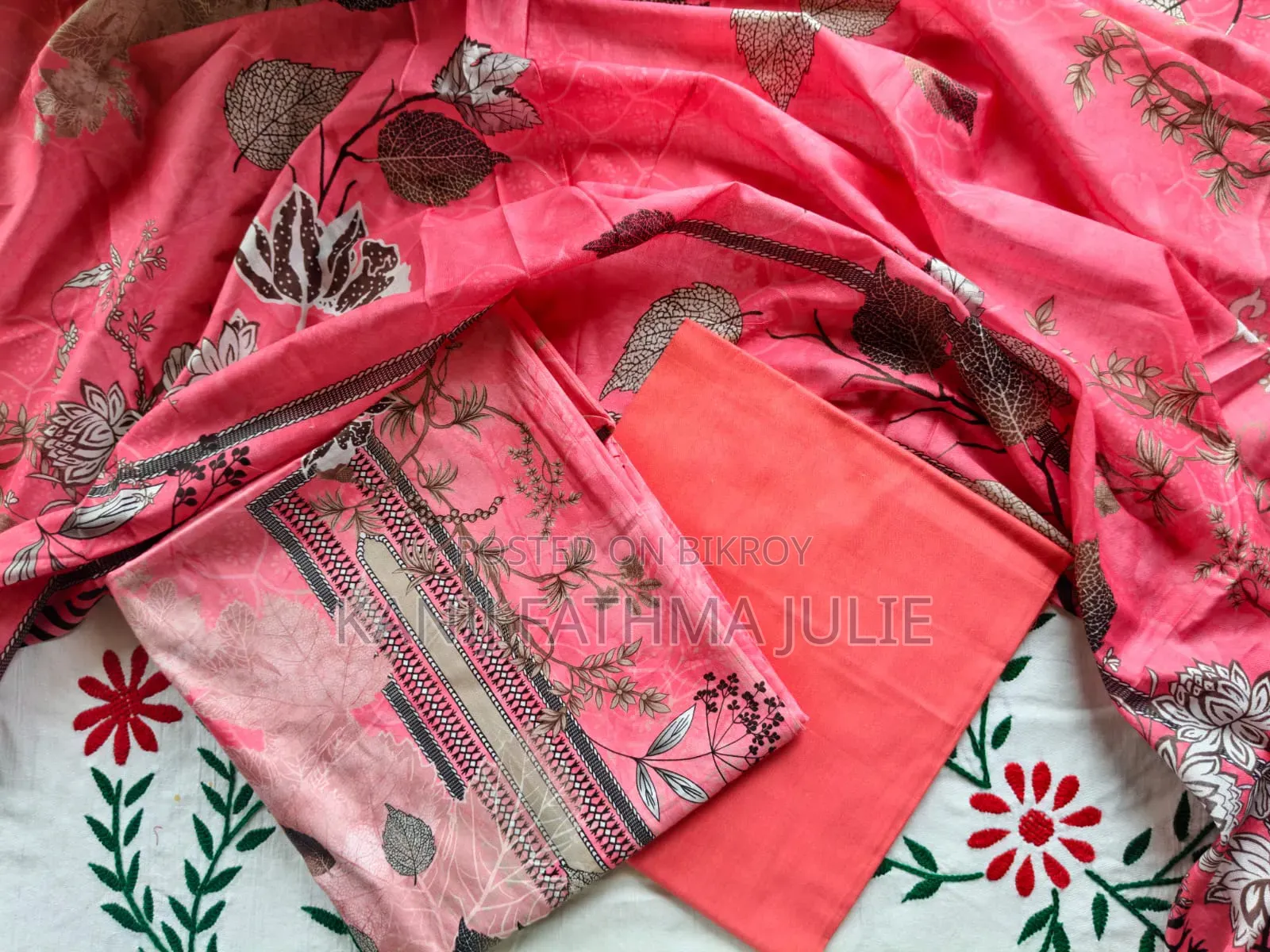 আনস্টিচড কটন ৩ পিস কালেকশন