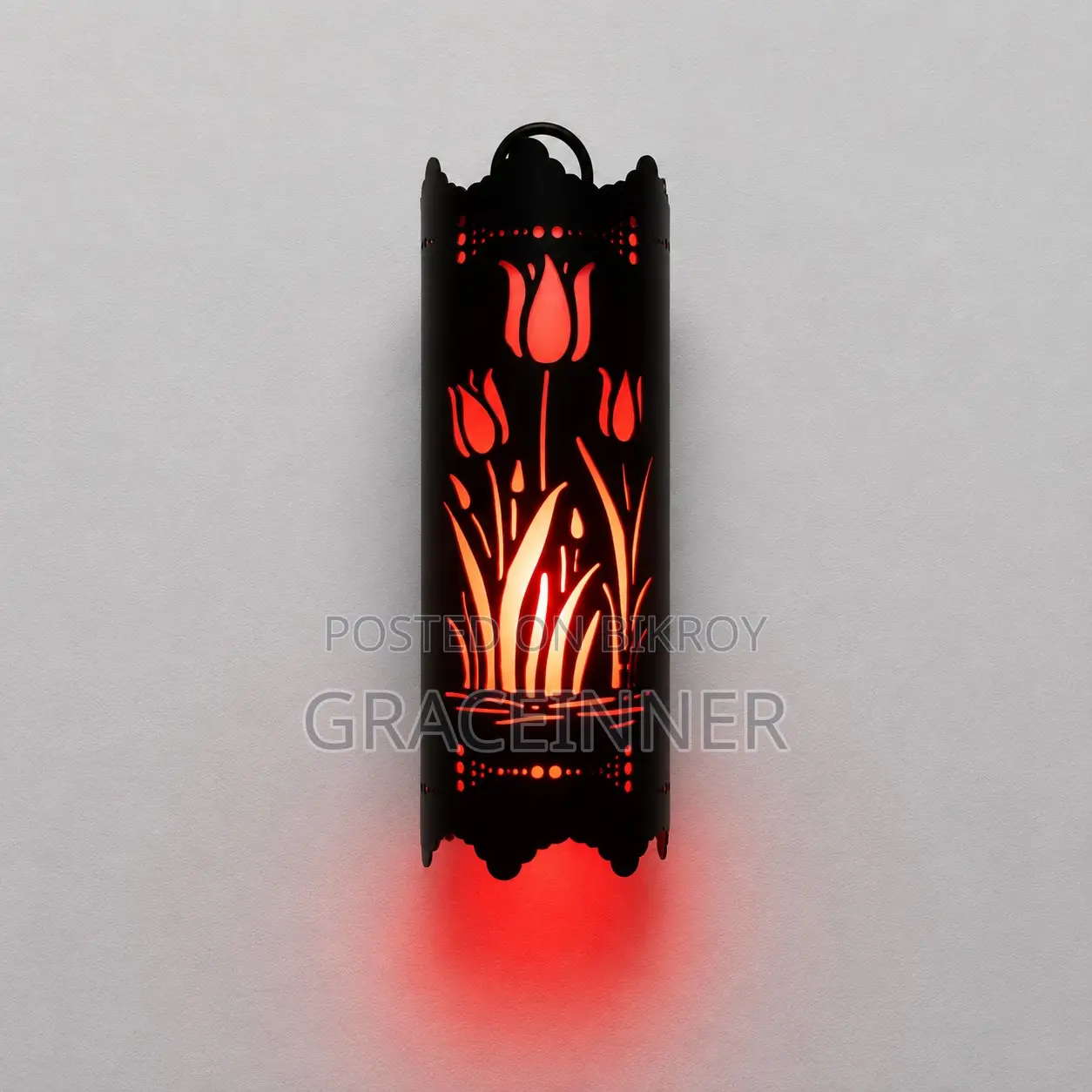 Handmade Tulip PVC Pipe Lamp | Wall Table 7-Color LED Night Light