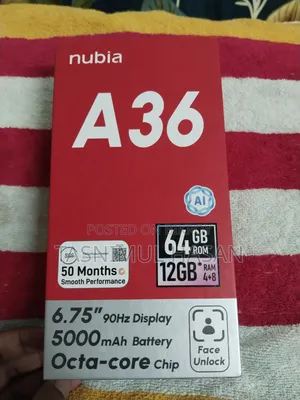ZTE Blade A36 64 GB Black