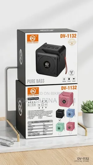 DV-1132 Mini Pure Bass Wireless Bluetooth Speaker