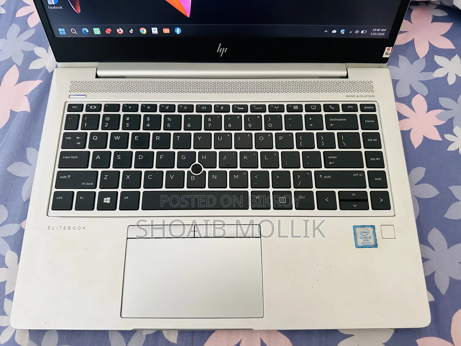 নতুন ল্যাপটপ HP EliteBook 840 G6 8GB ইন্টেল কোর i5 HDD+SSD 256GB