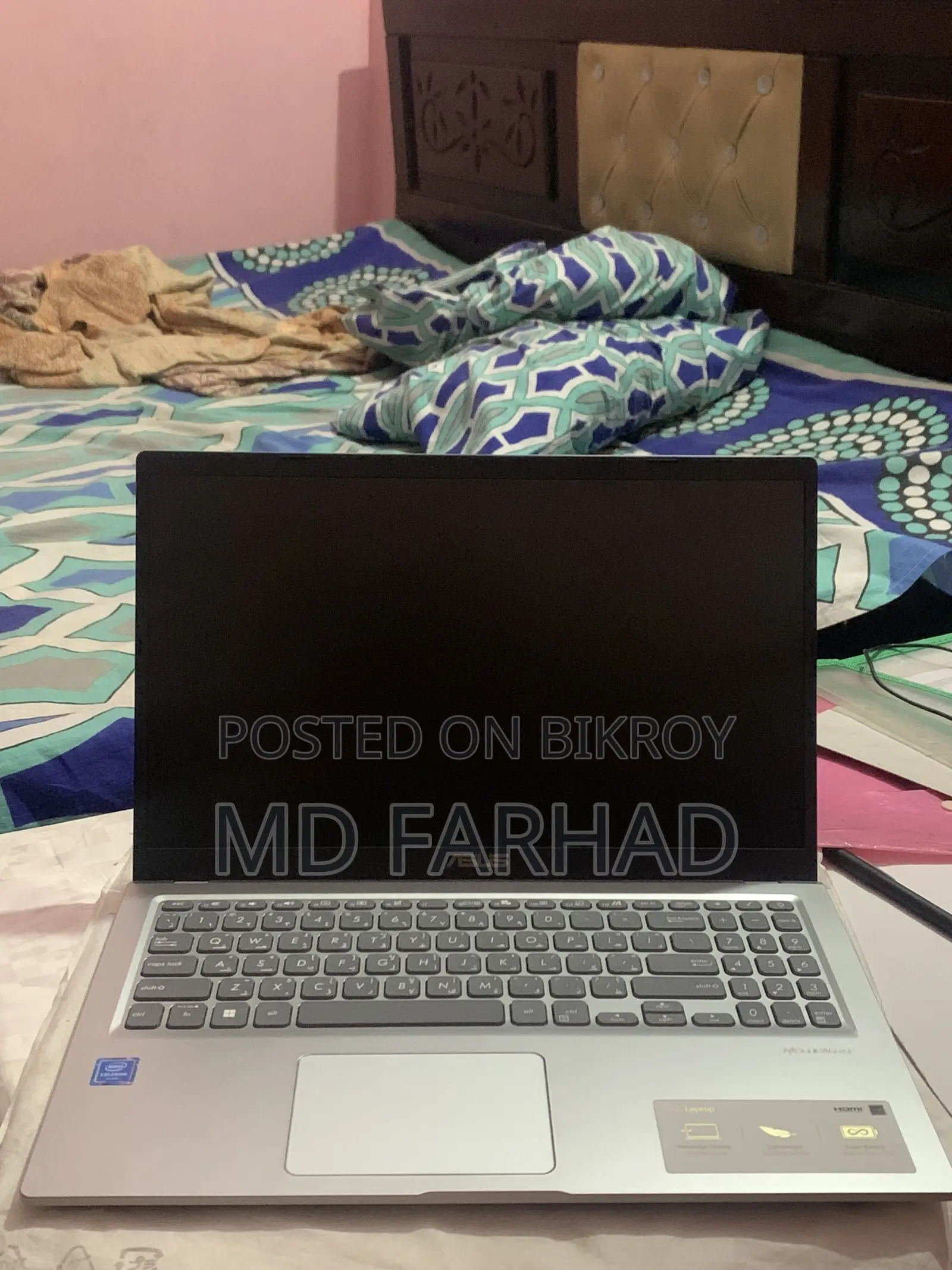 Laptop ASUS 4GB Intel Celeron SSD 256GB