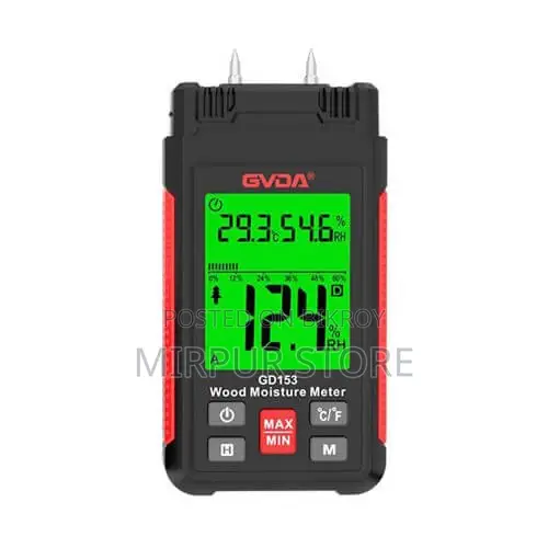 GVDA কাঠ আর্দ্রতা মিটার GD153