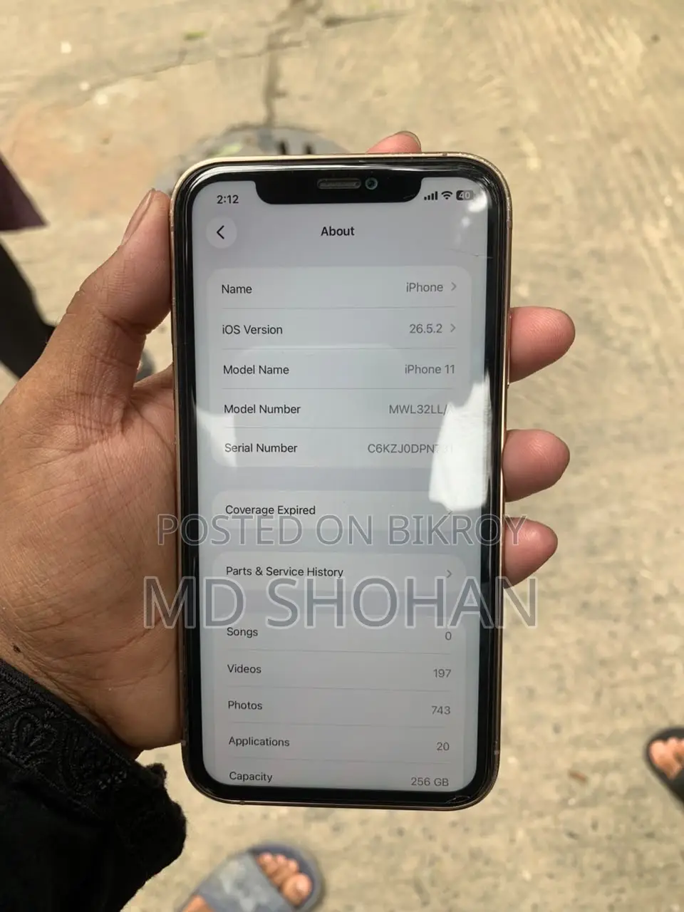 Apple iPhone 11 256 GB Rose Gold