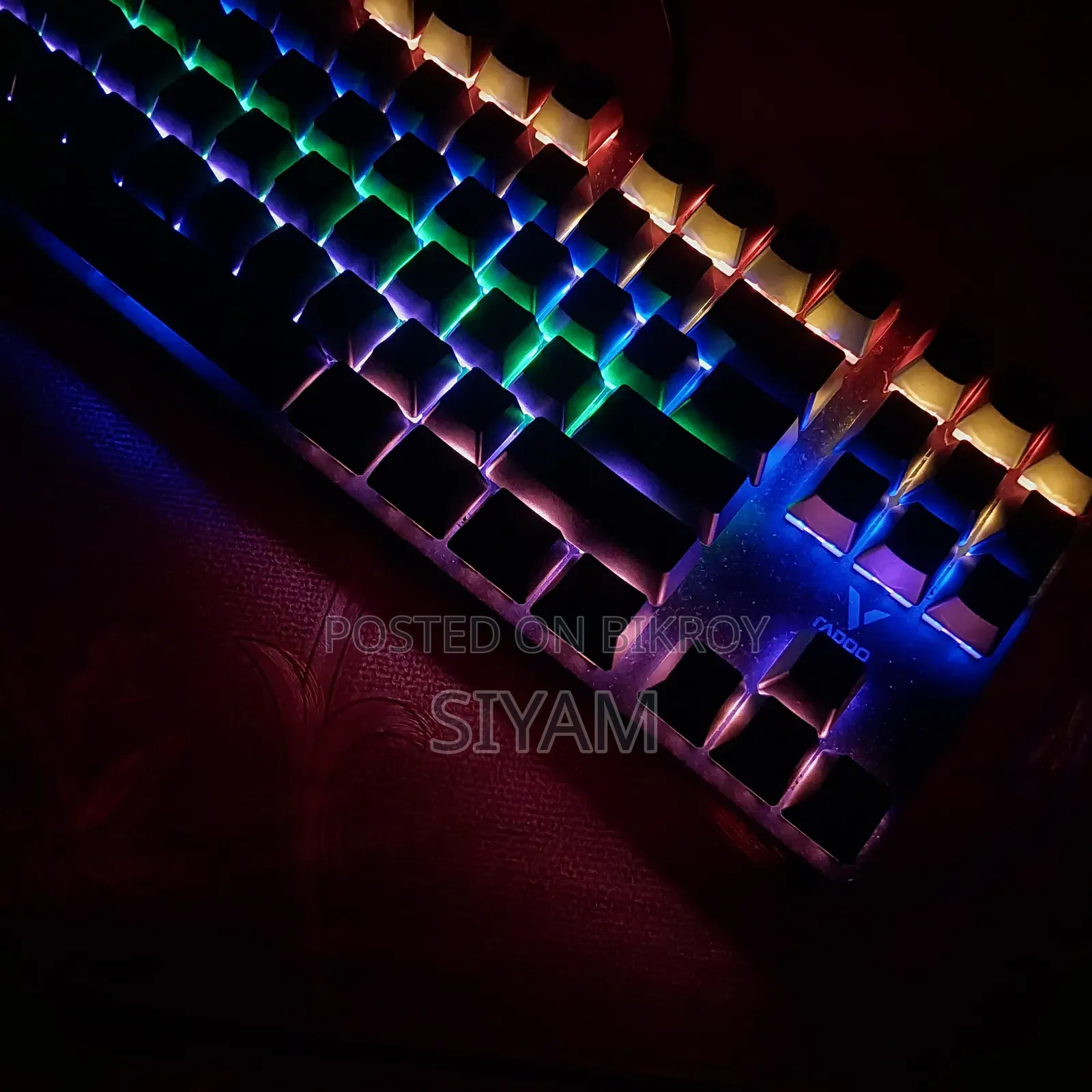 Rapoo V500pro-87 Mechanical Keyboard + Gaming Mouse