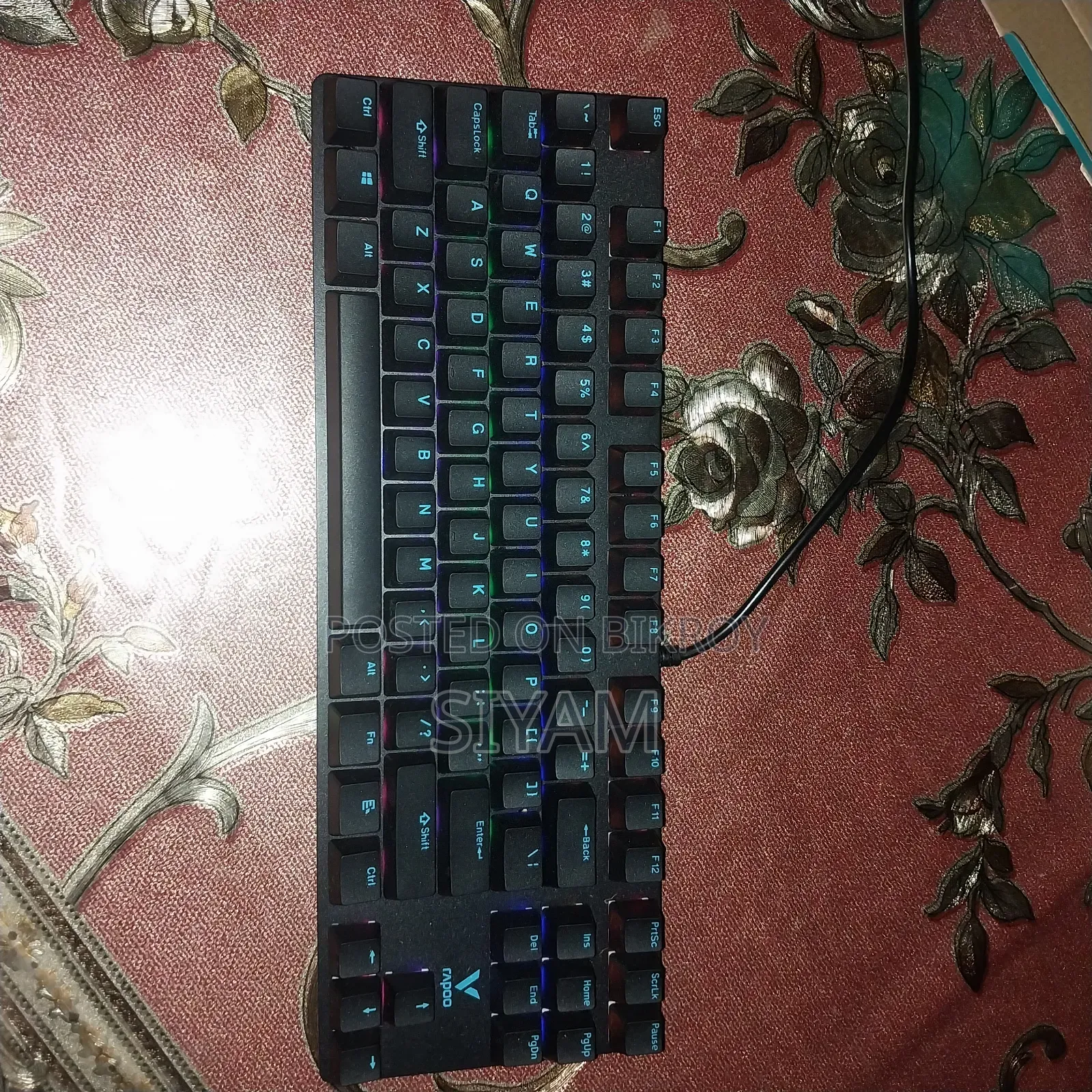 Rapoo V500pro-87 Mechanical Keyboard + Gaming Mouse