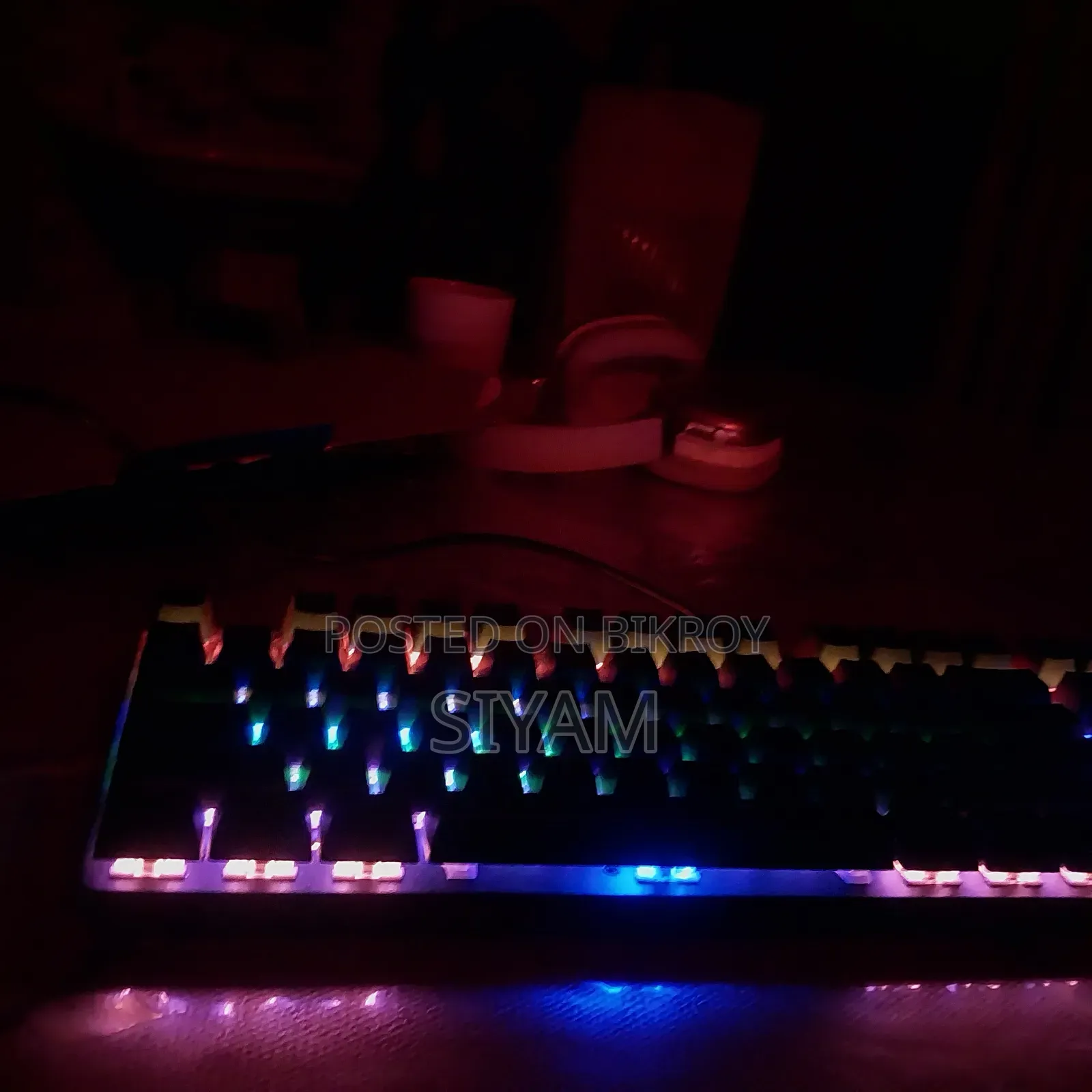 Rapoo V500pro-87 Mechanical Keyboard + Gaming Mouse