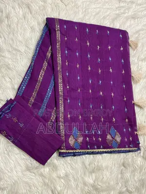 কারচুপি জামদানি শাড়ি