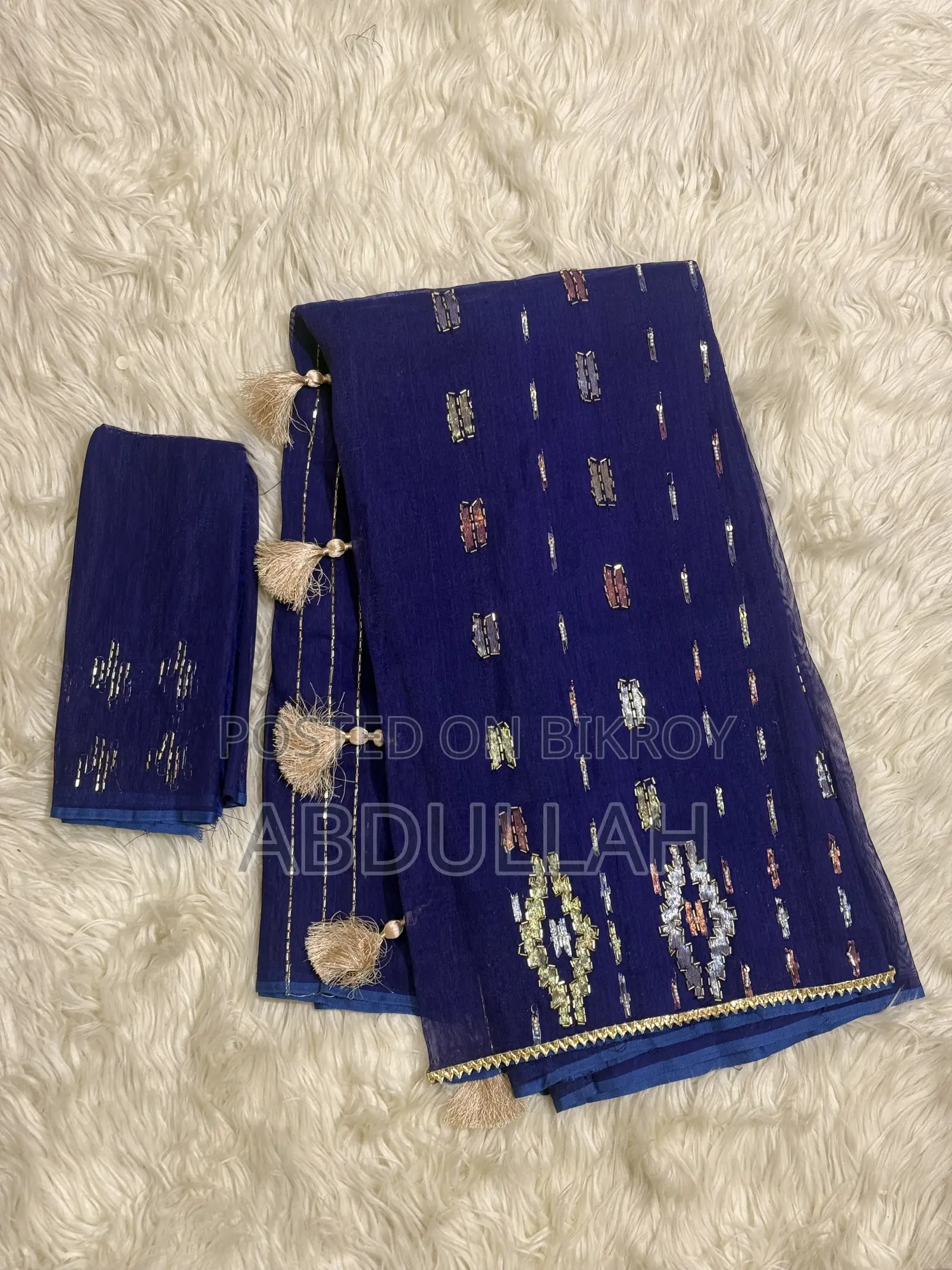 কারচুপি জামদানি শাড়ি