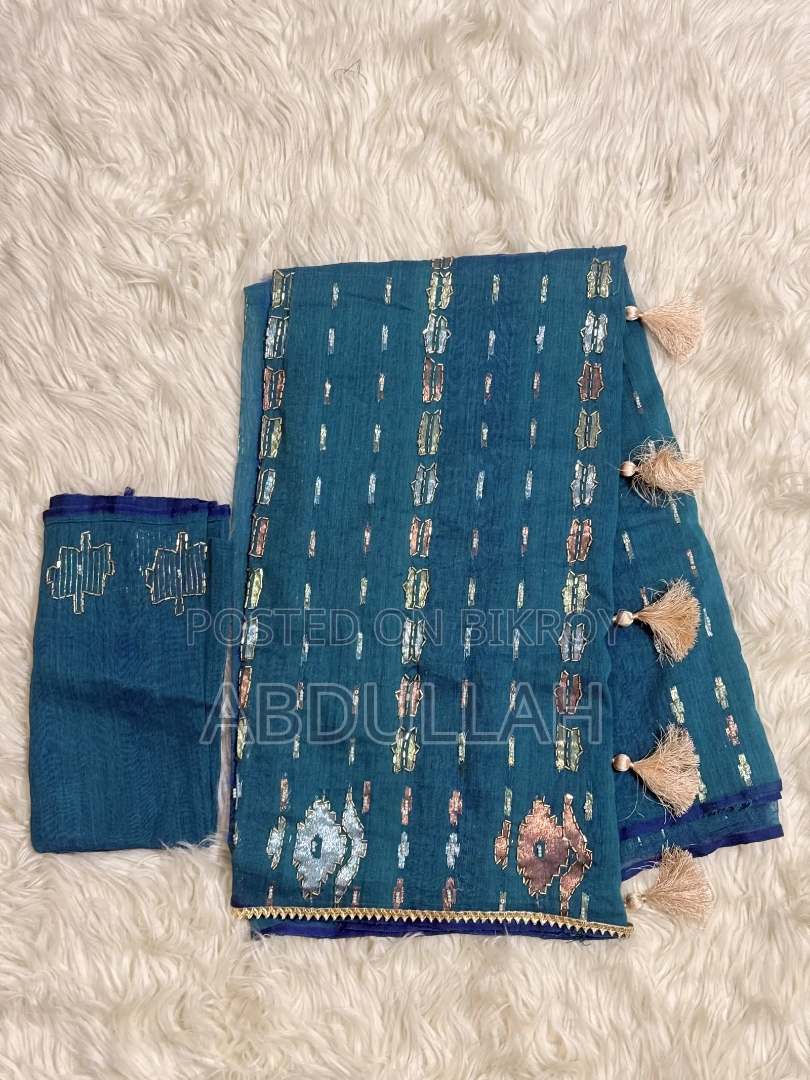 কারচুপি জামদানি শাড়ি