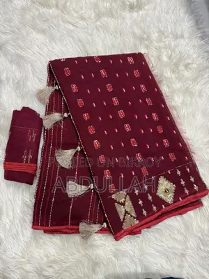 কারচুপি জামদানি শাড়ি