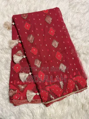 কারচুপি জামদানি শাড়ি