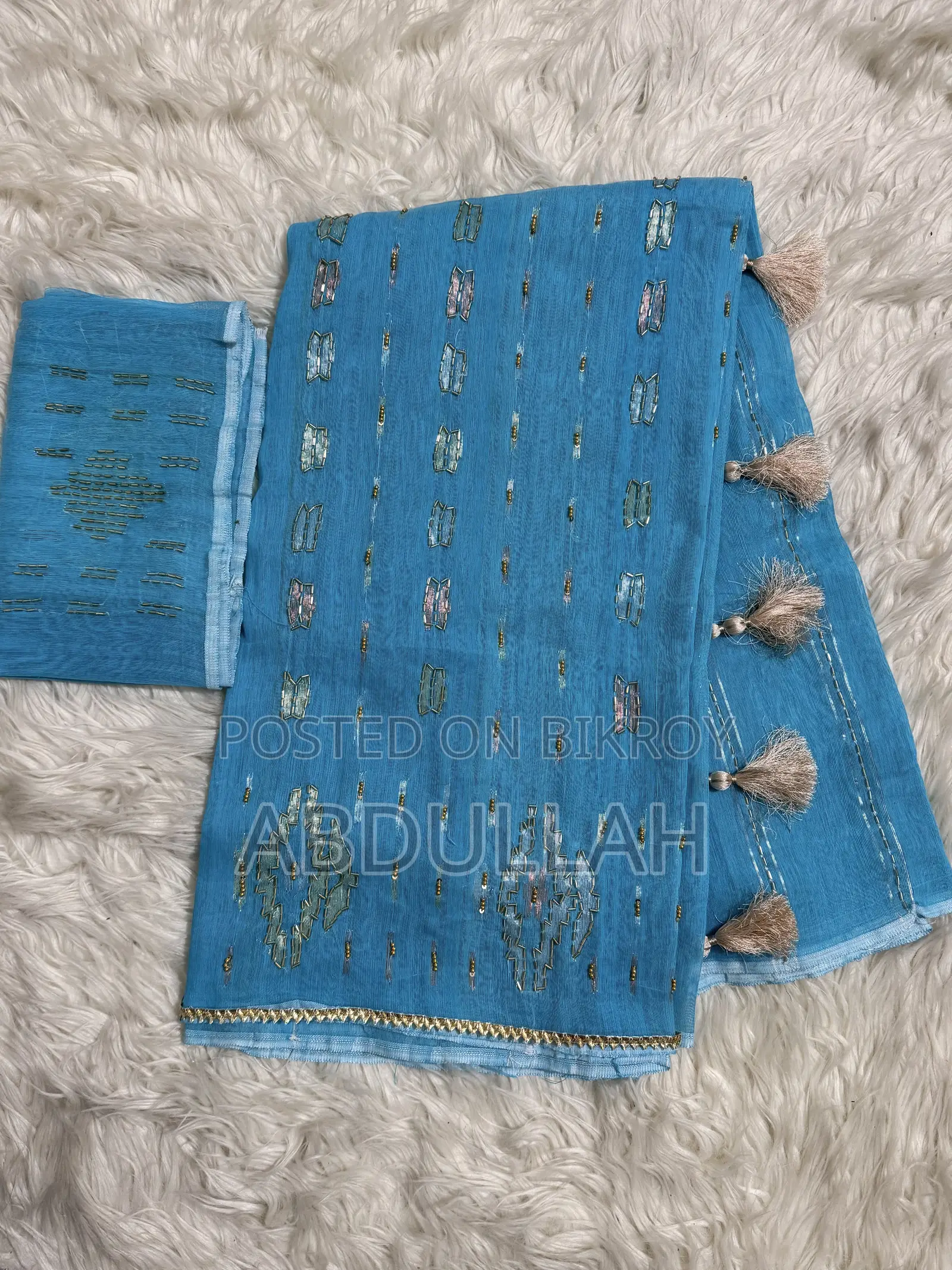 কারচুপি জামদানি শাড়ি