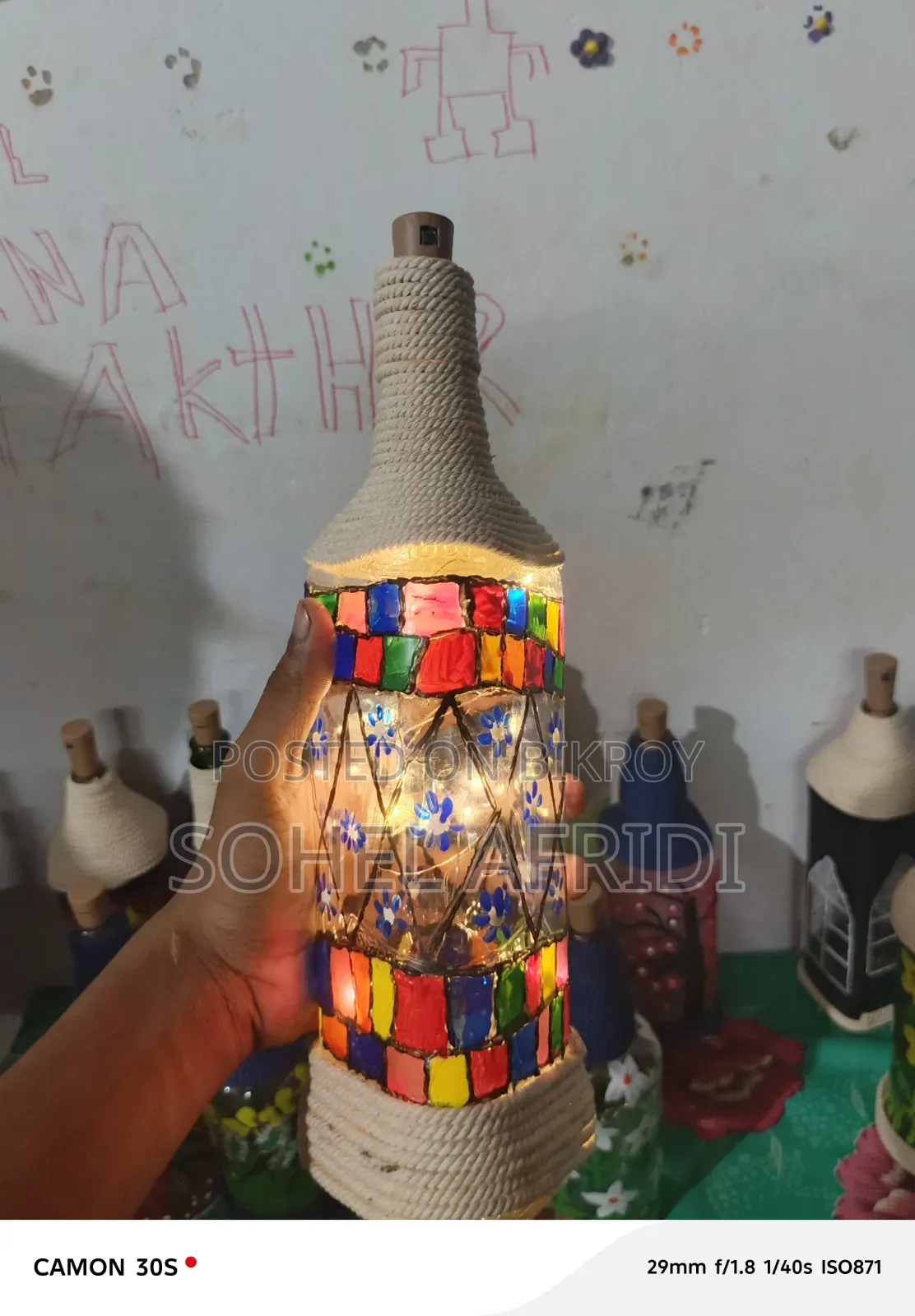 হোমমেড ডেকোরেশন এলইডি লাইট
