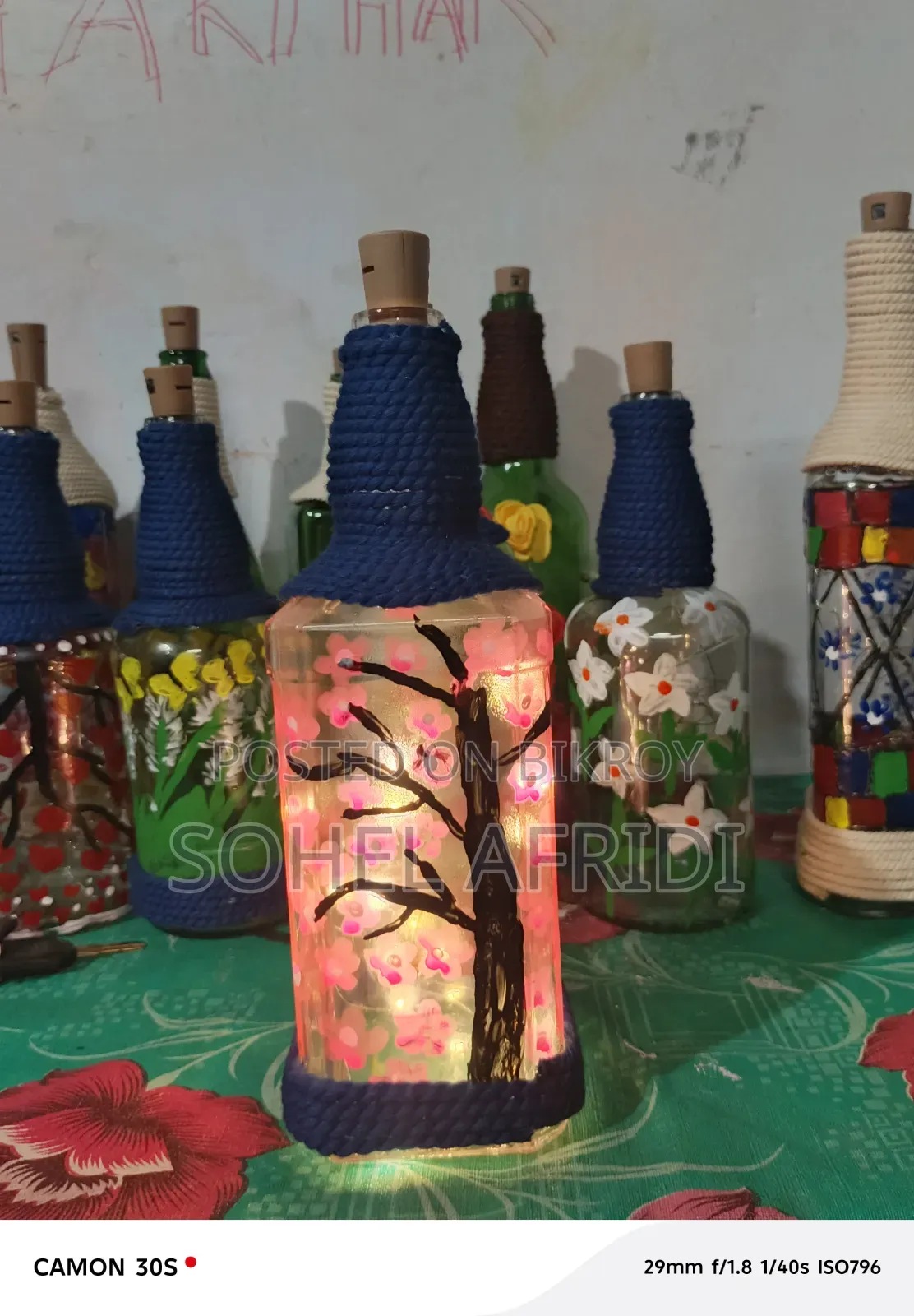 হোমমেড ডেকোরেশন এলইডি লাইট