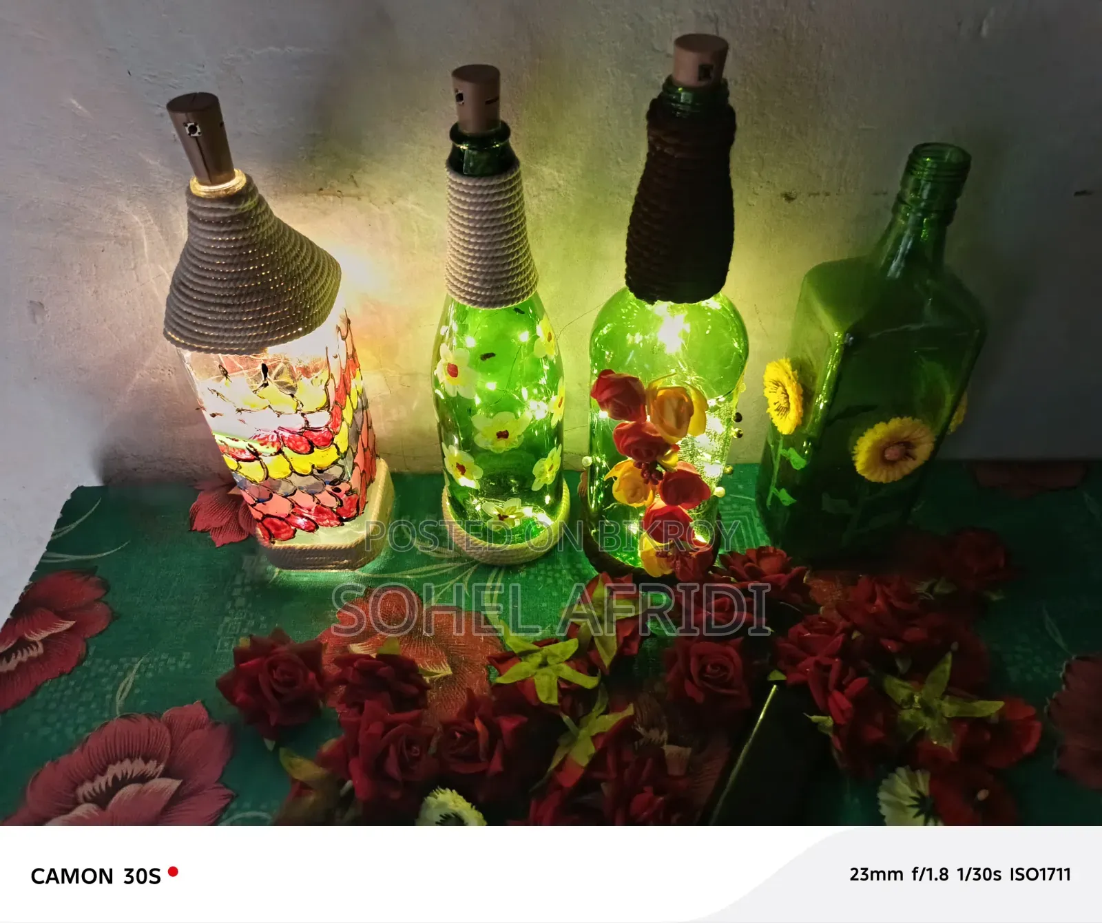 হোমমেড ডেকোরেশন এলইডি লাইট
