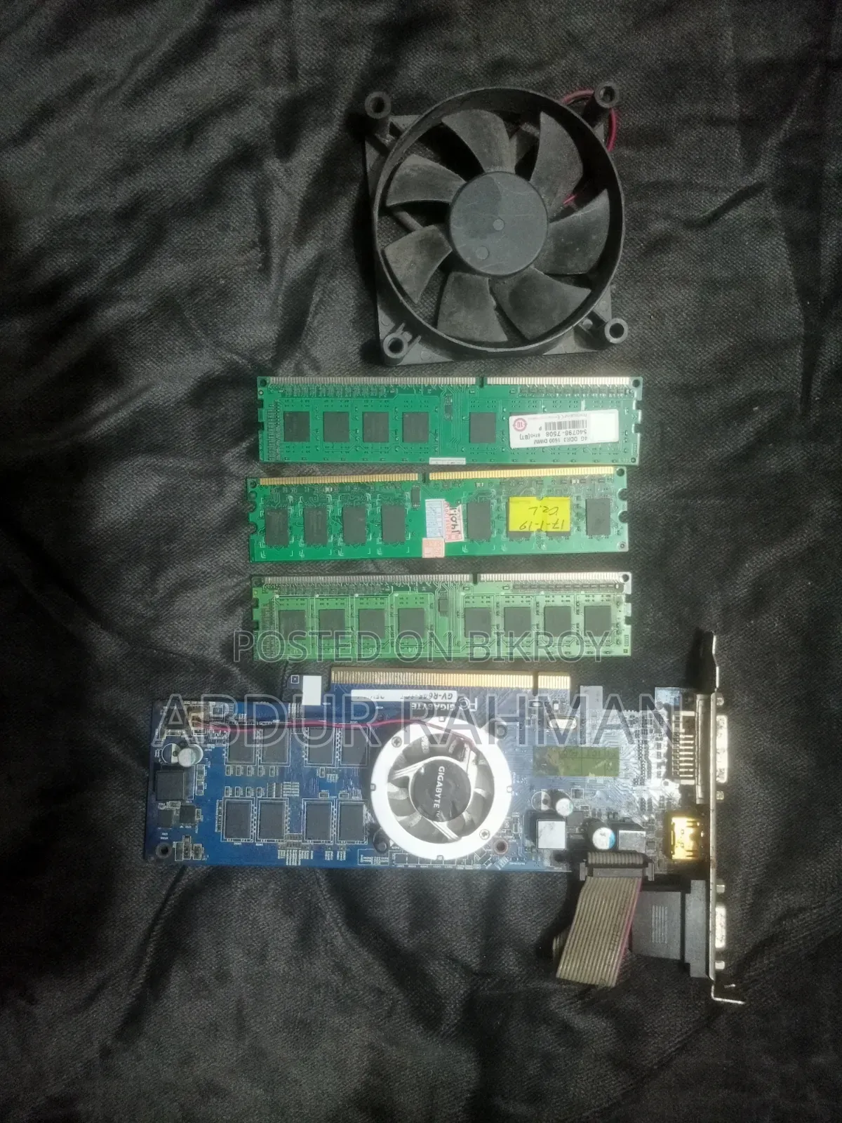 Graphics Card 2GB, RAM 2+2+4, Cooling Fan