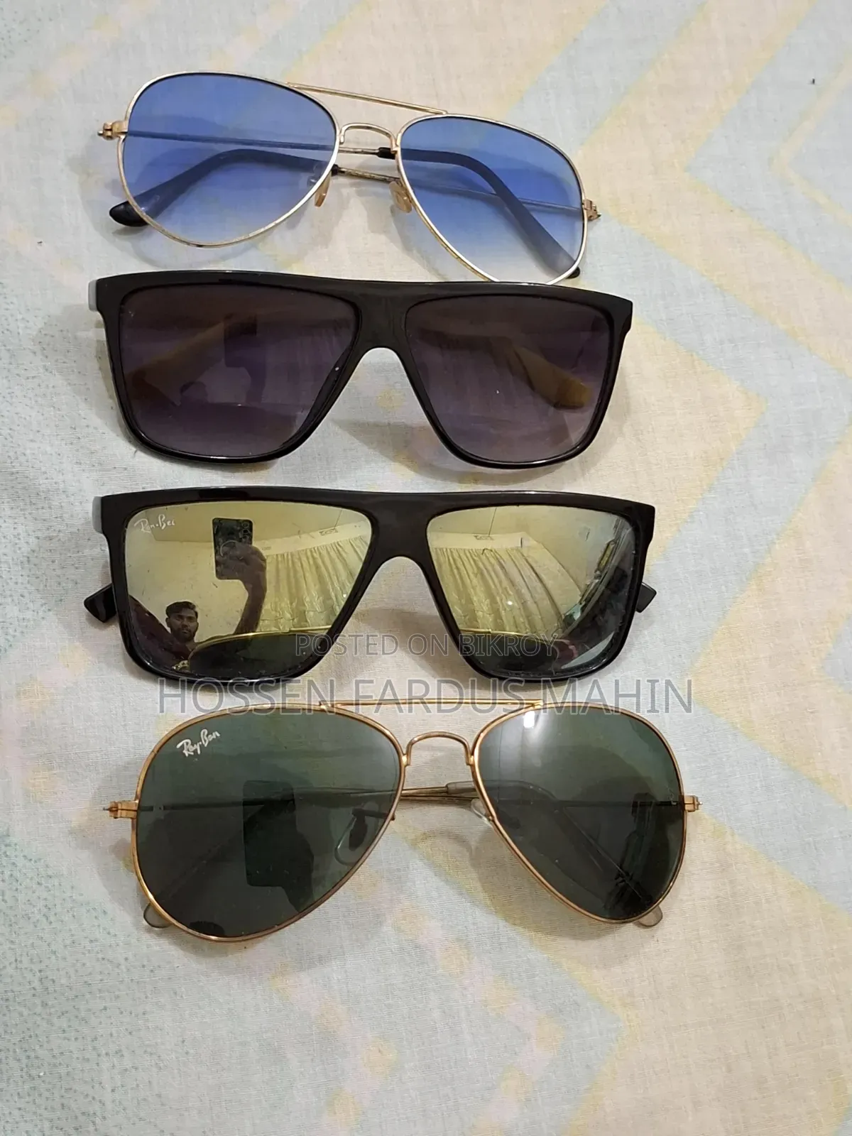 Sunglasses - 4 glasses together for only 200 Taka