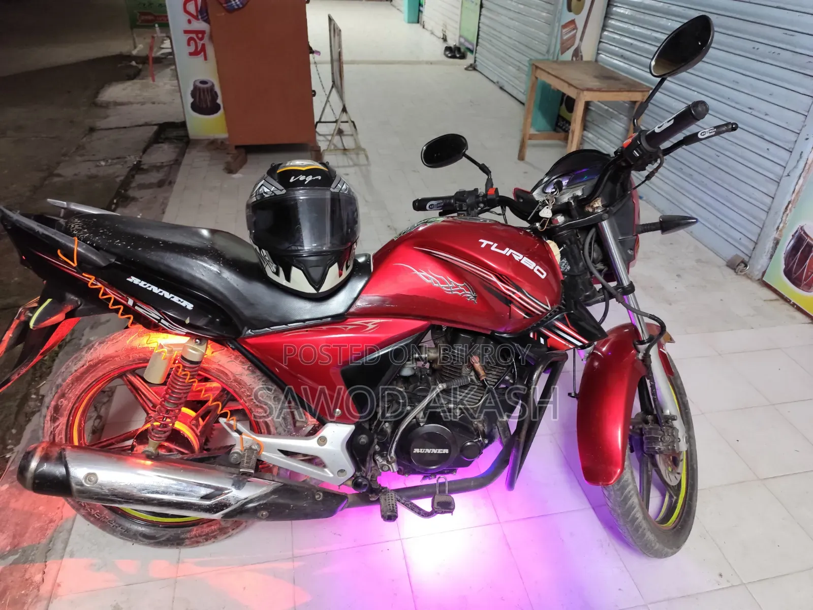 রানার টার্বো ১২৫ ২০১৪ লাল