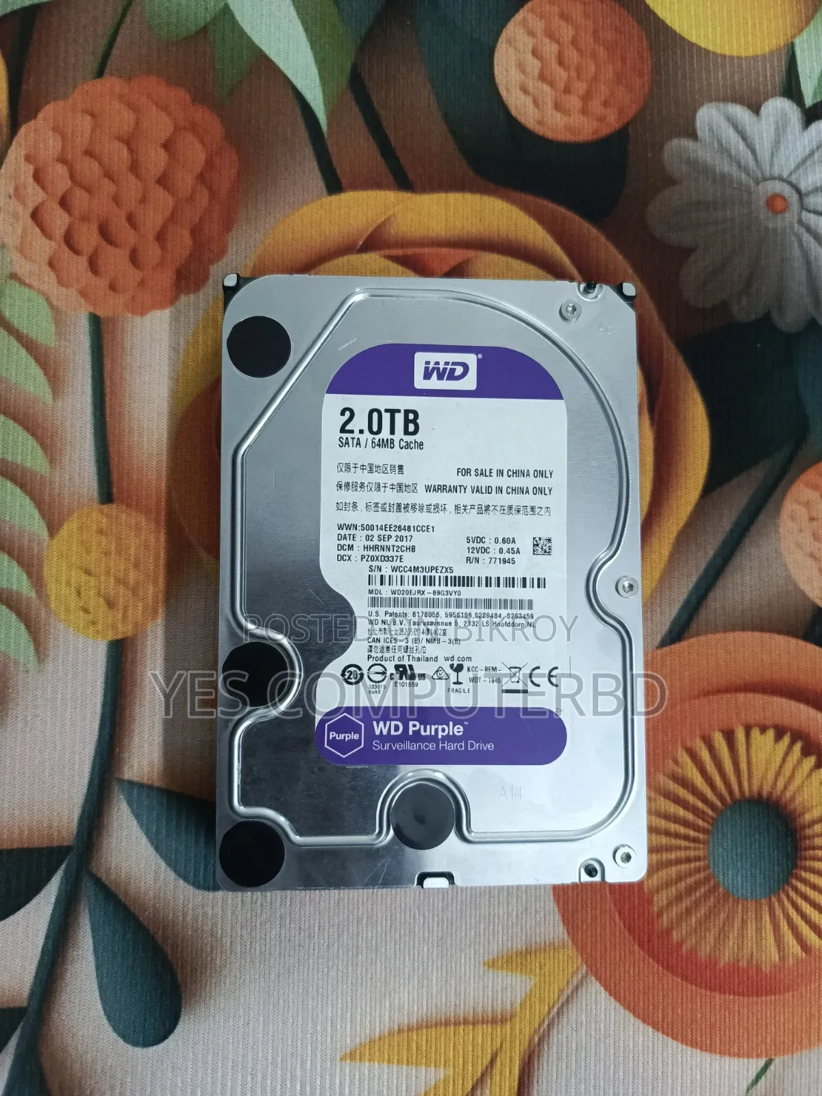 WD 2000GB(2TB) Super Fresh Condition
