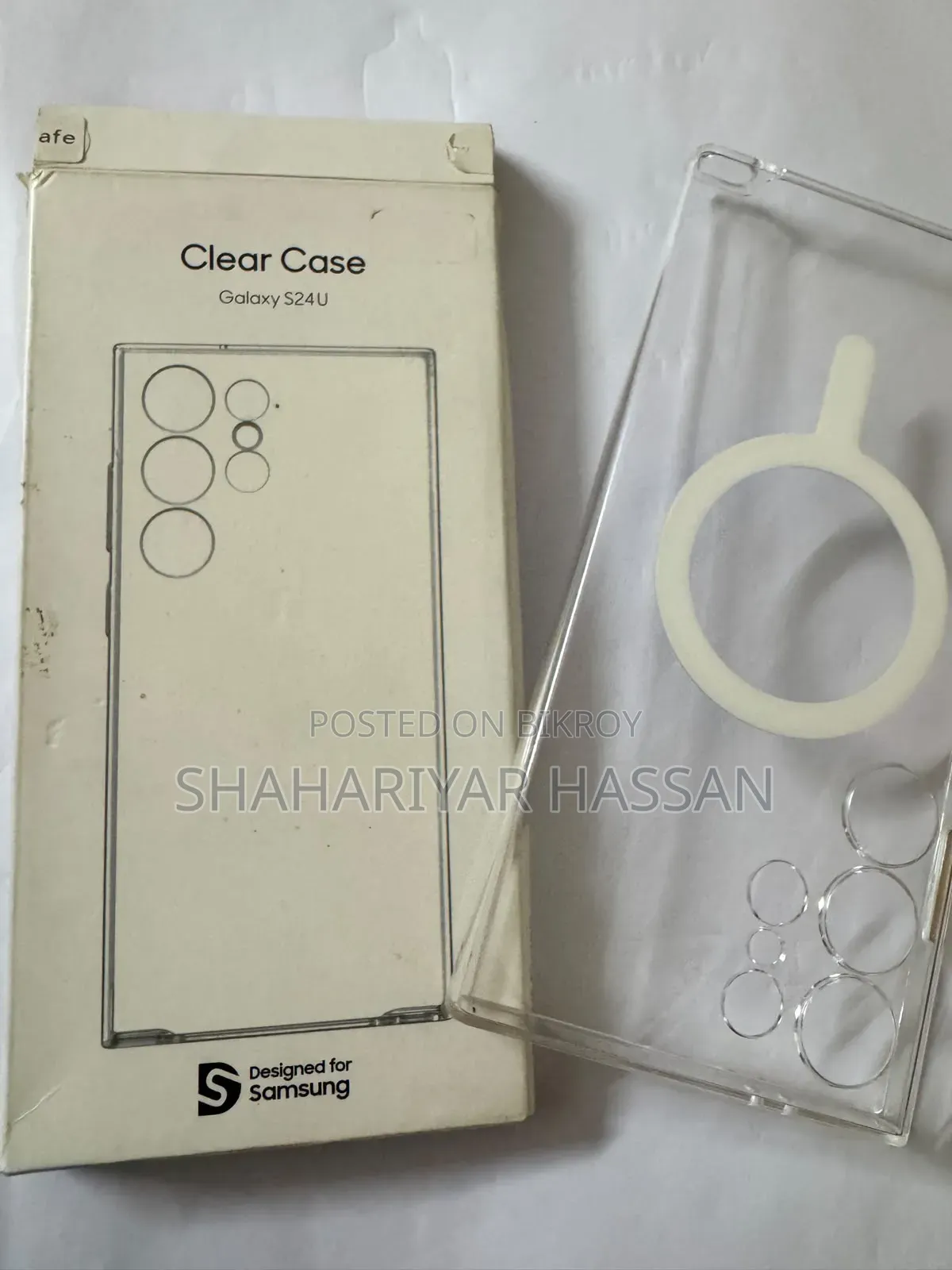 Samsung S24 Ultra Case (Crystal White)