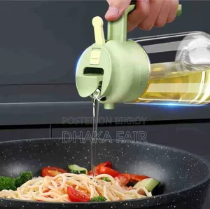 Glass Oil Bottle Suitable for Spraying and Pouring, Oil Spray Bottle