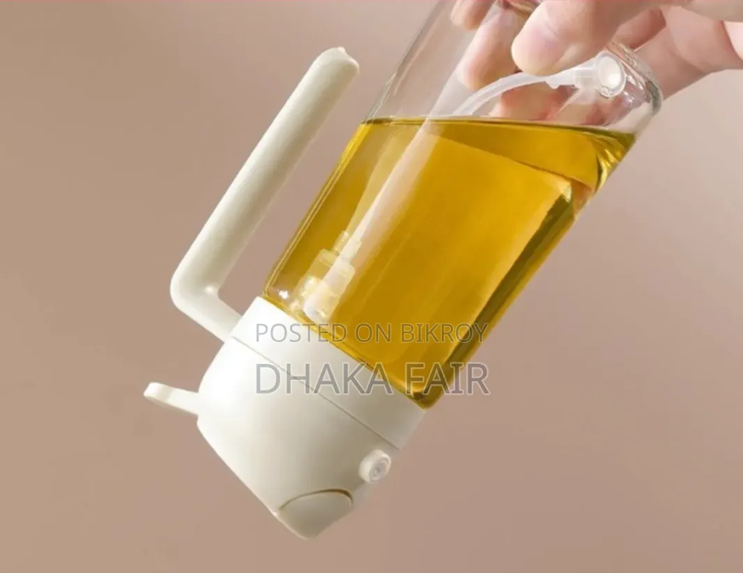 Glass Oil Bottle Suitable for Spraying and Pouring, Oil Spray Bottle
