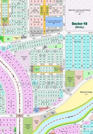 30 feet Road 5 Katha Park West at Sector-18