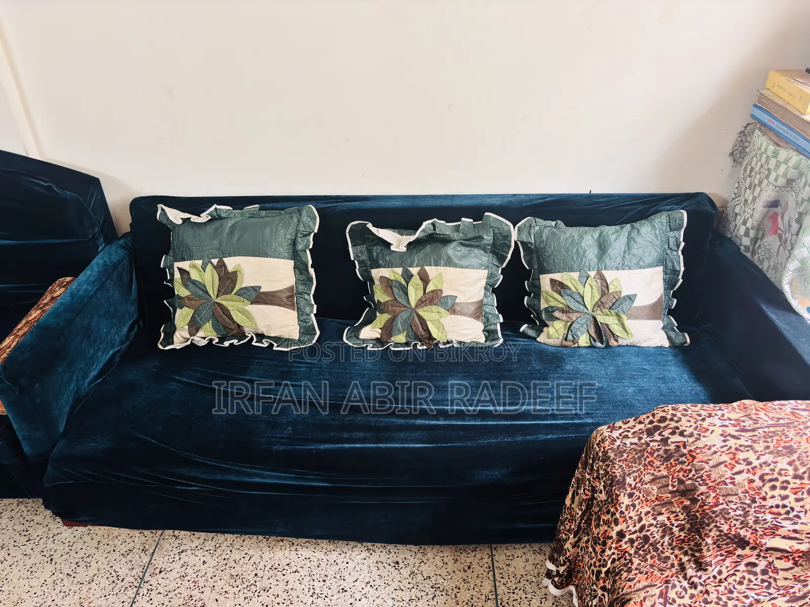 ৩ সিটের সোফা কভার সহ
