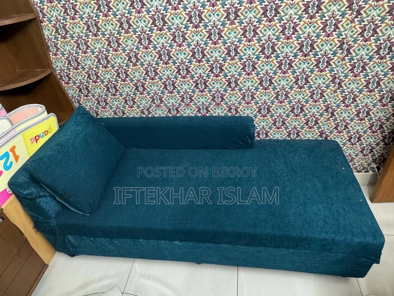 সোফা সেট এল শেপ উইথ কভার