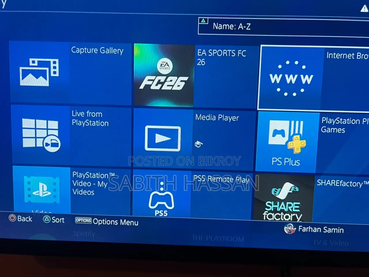 SONY Play Station 4 Fat Edition (500GB)