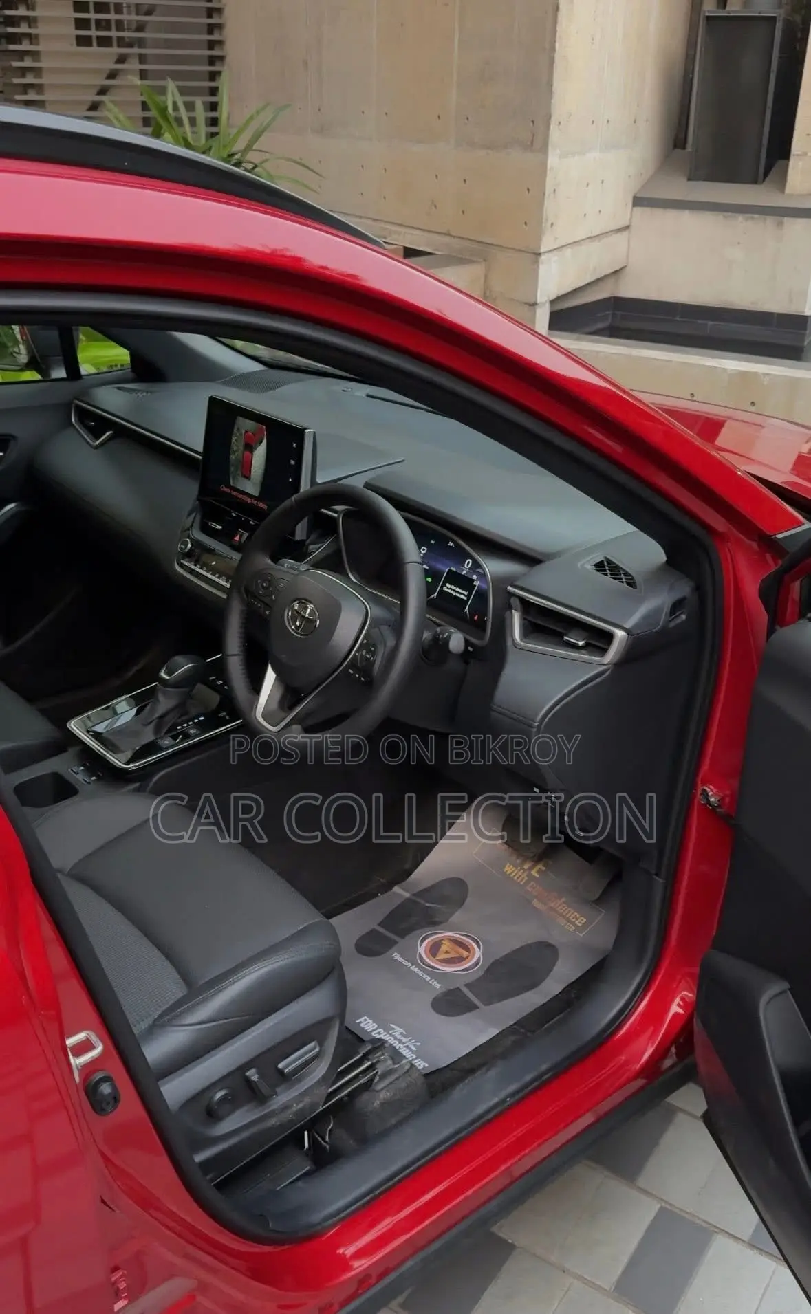 New Toyota Corolla Cross Hybrid Nightshade AWD 2025 Red