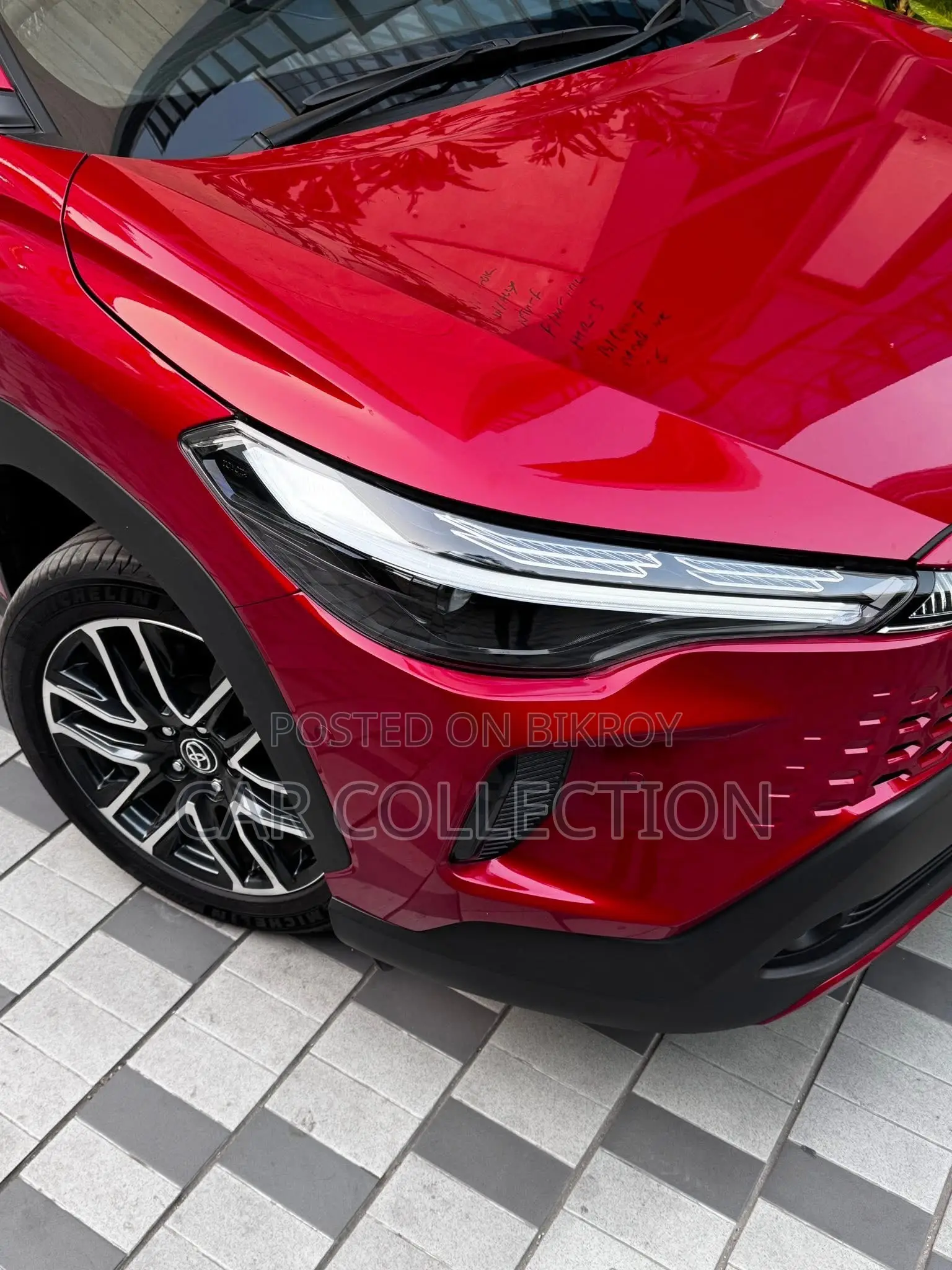 New Toyota Corolla Cross Hybrid Nightshade AWD 2025 Red