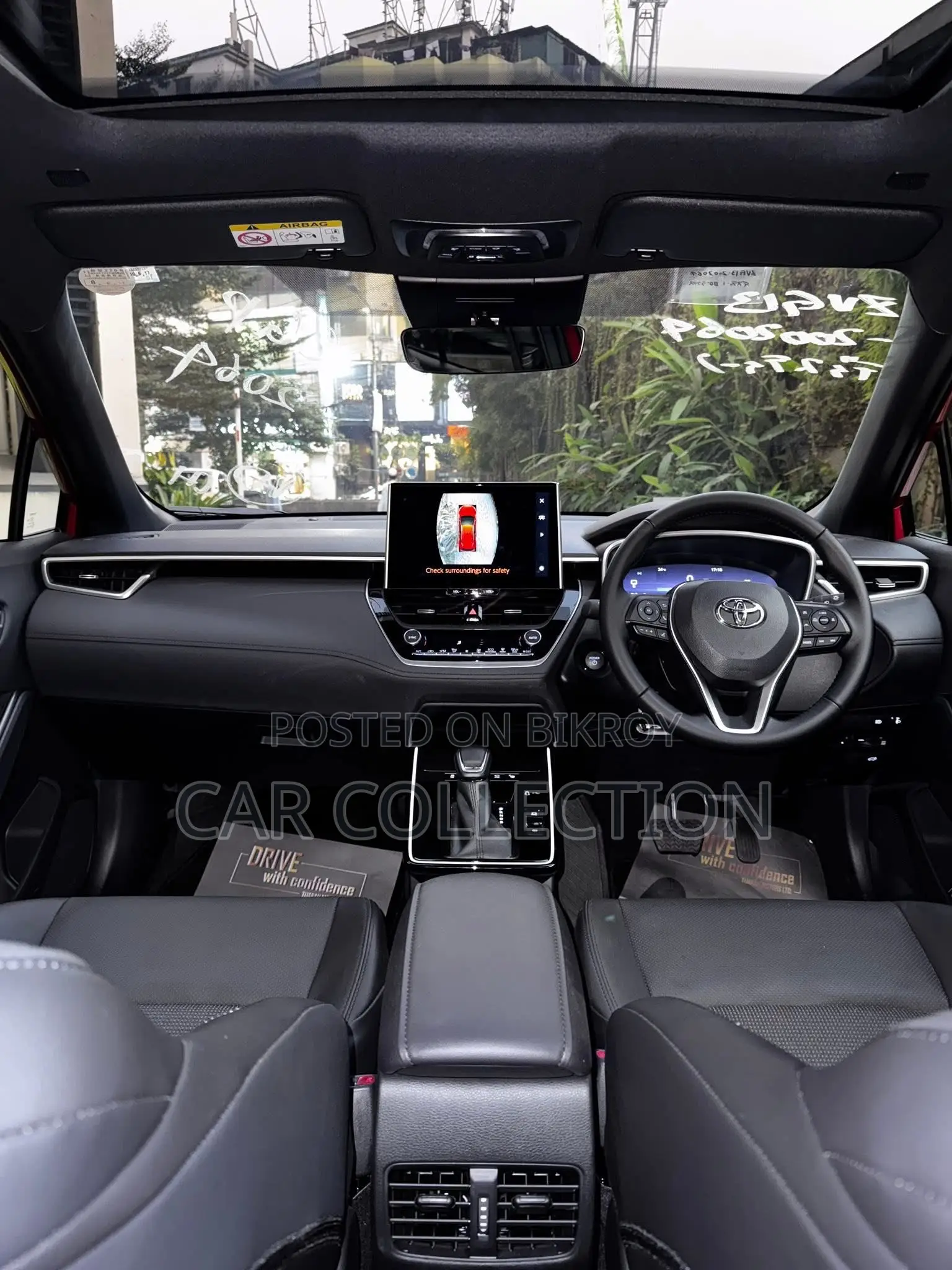 New Toyota Corolla Cross Hybrid Nightshade AWD 2025 Red