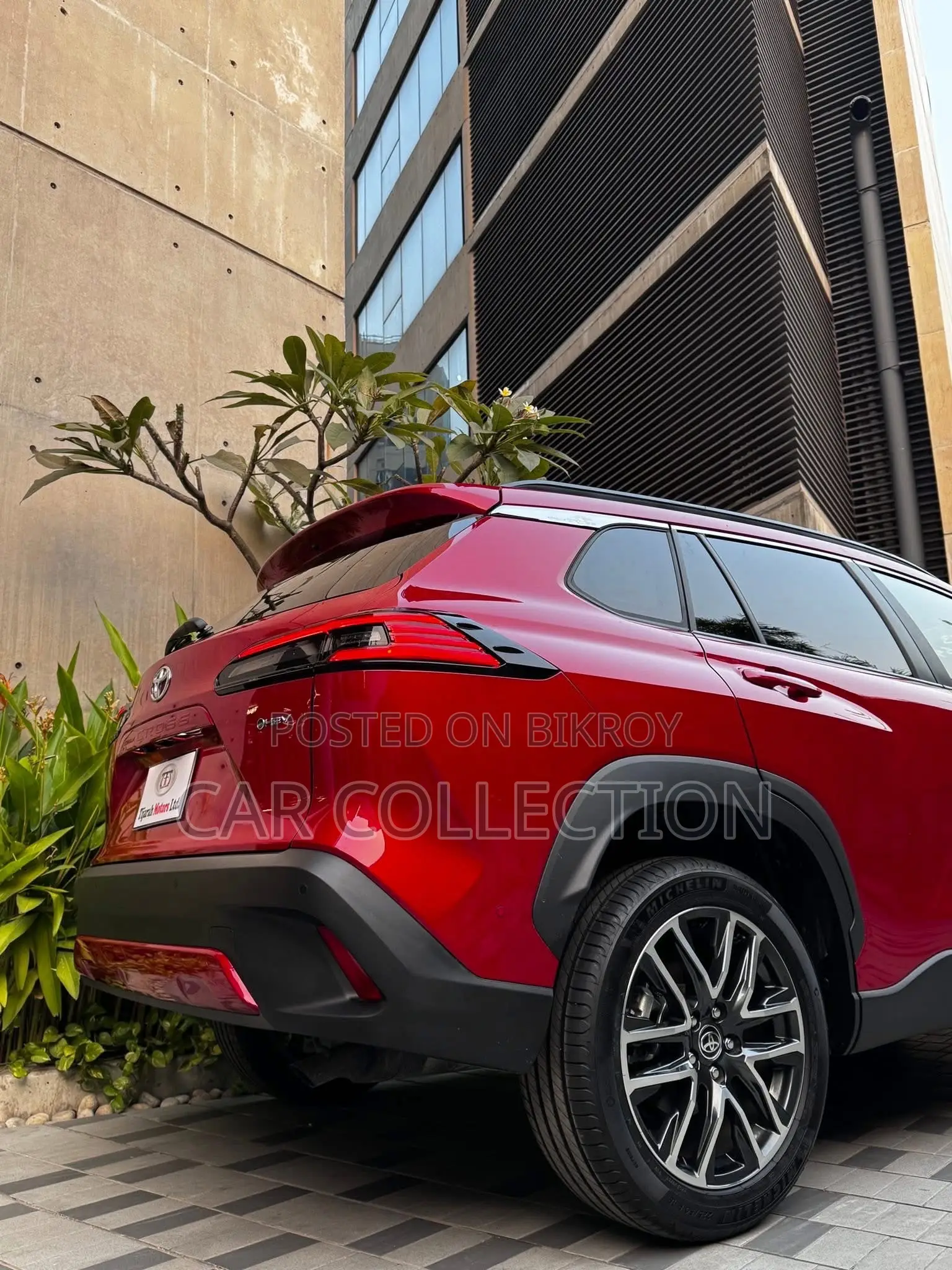 New Toyota Corolla Cross Hybrid Nightshade AWD 2025 Red