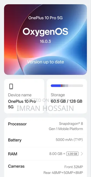 OnePlus 10 Pro 128 GB Black