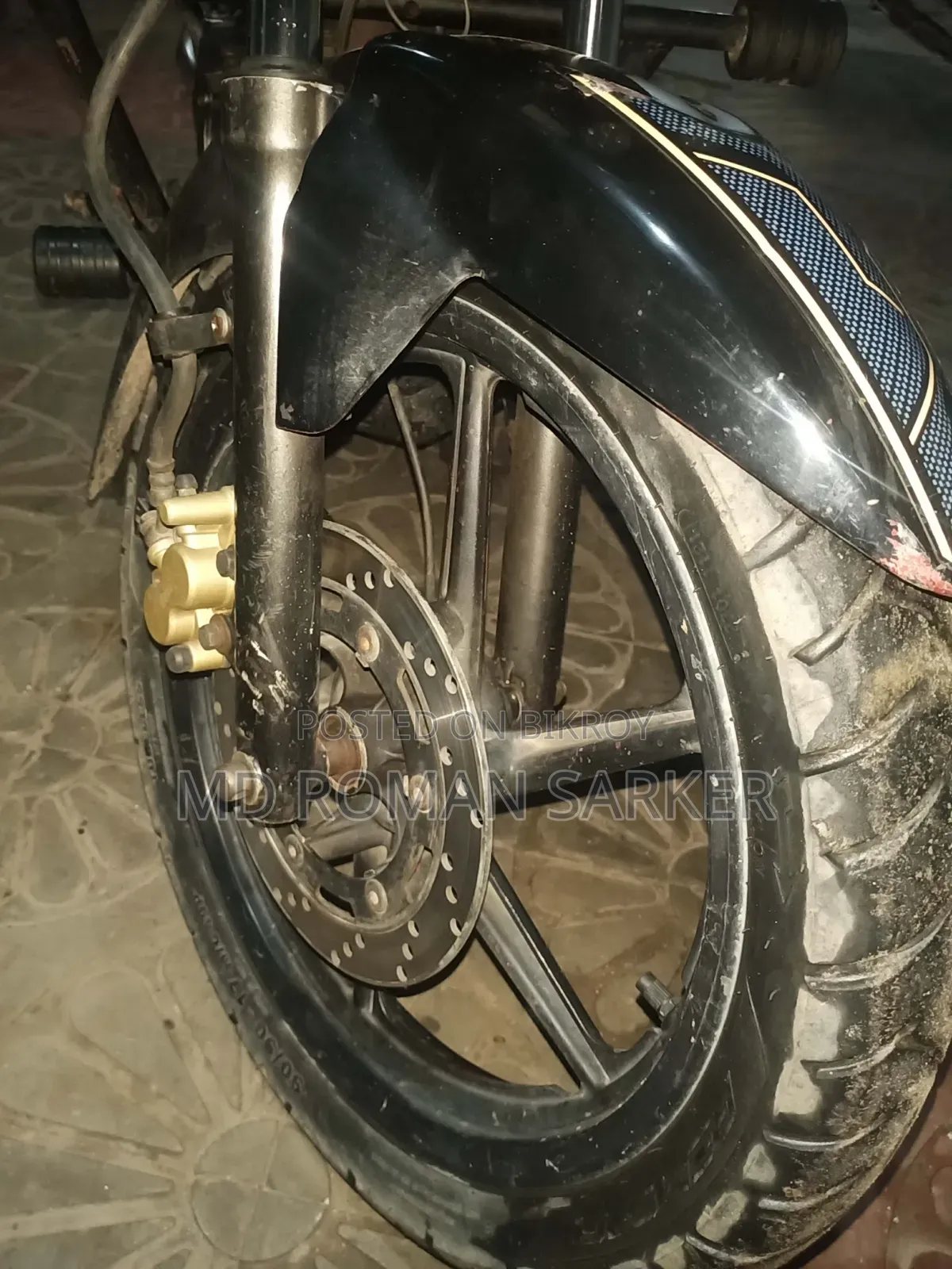 টিভিএস অ্যাপাচি আরটিআর ১৬০ টুভি ২০১১ কালো