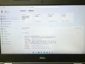 ল্যাপটপ ডেল ইন্সপায়রন ১৪ ৩৪৮০ ৪জিবি ইন্টেল কোর আই৫ এইচডিডি+এসএসডি ১টি