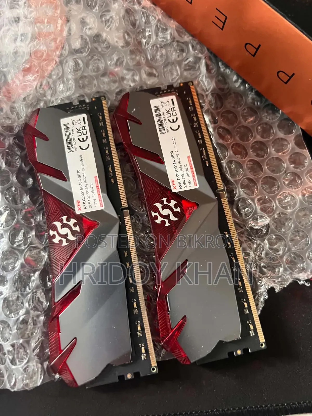 Adata XPG 16gb Ddr4 3200 Bus Ram 2pcs