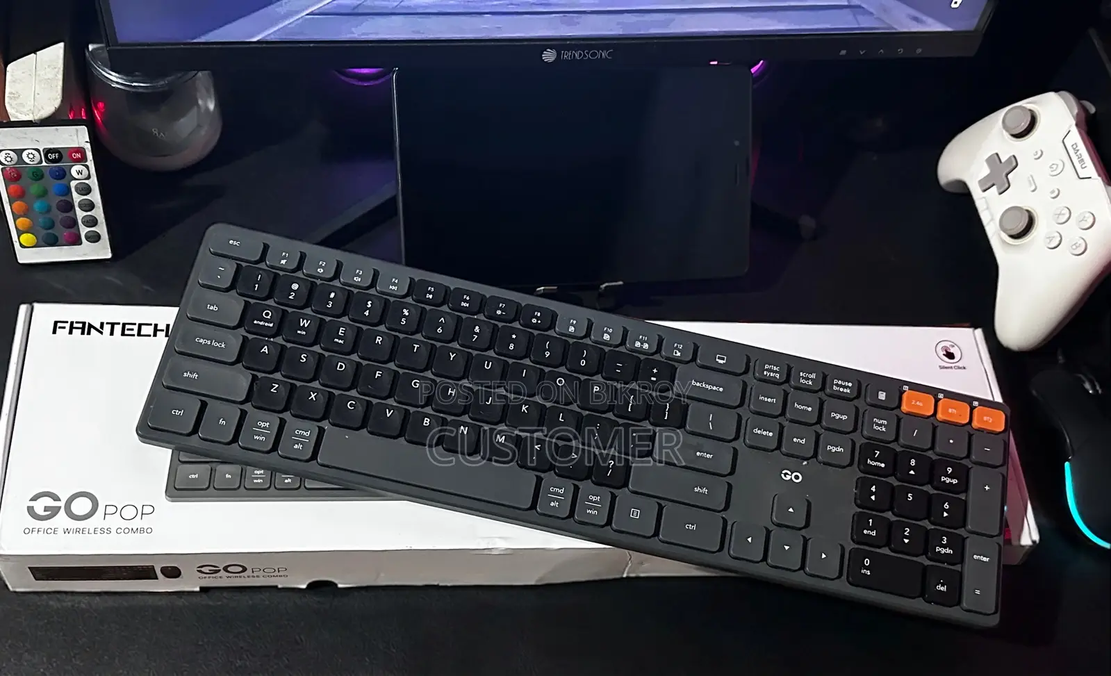 Wireless Office Keyboard | Fantech Go Pop