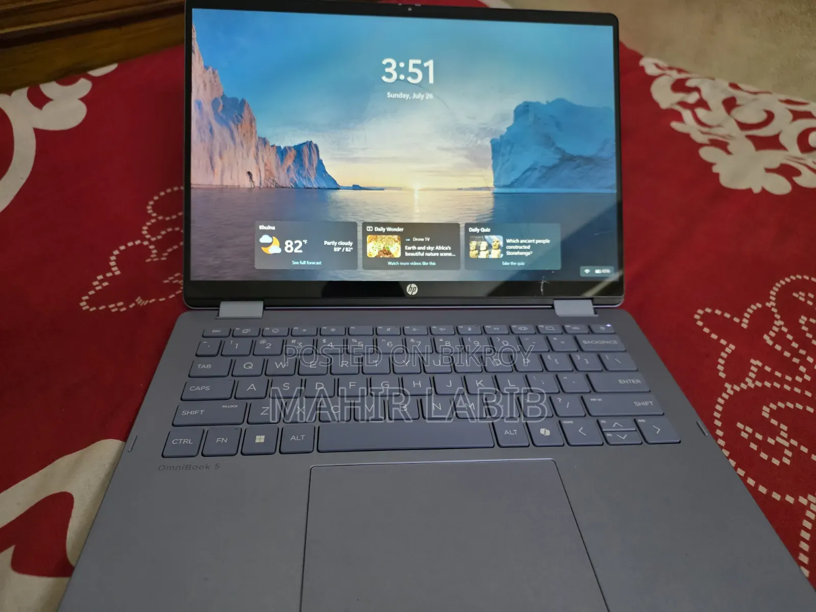 Laptop HP OmniBook 5 Flip 16GB Intel Core i5 SSD 1TB