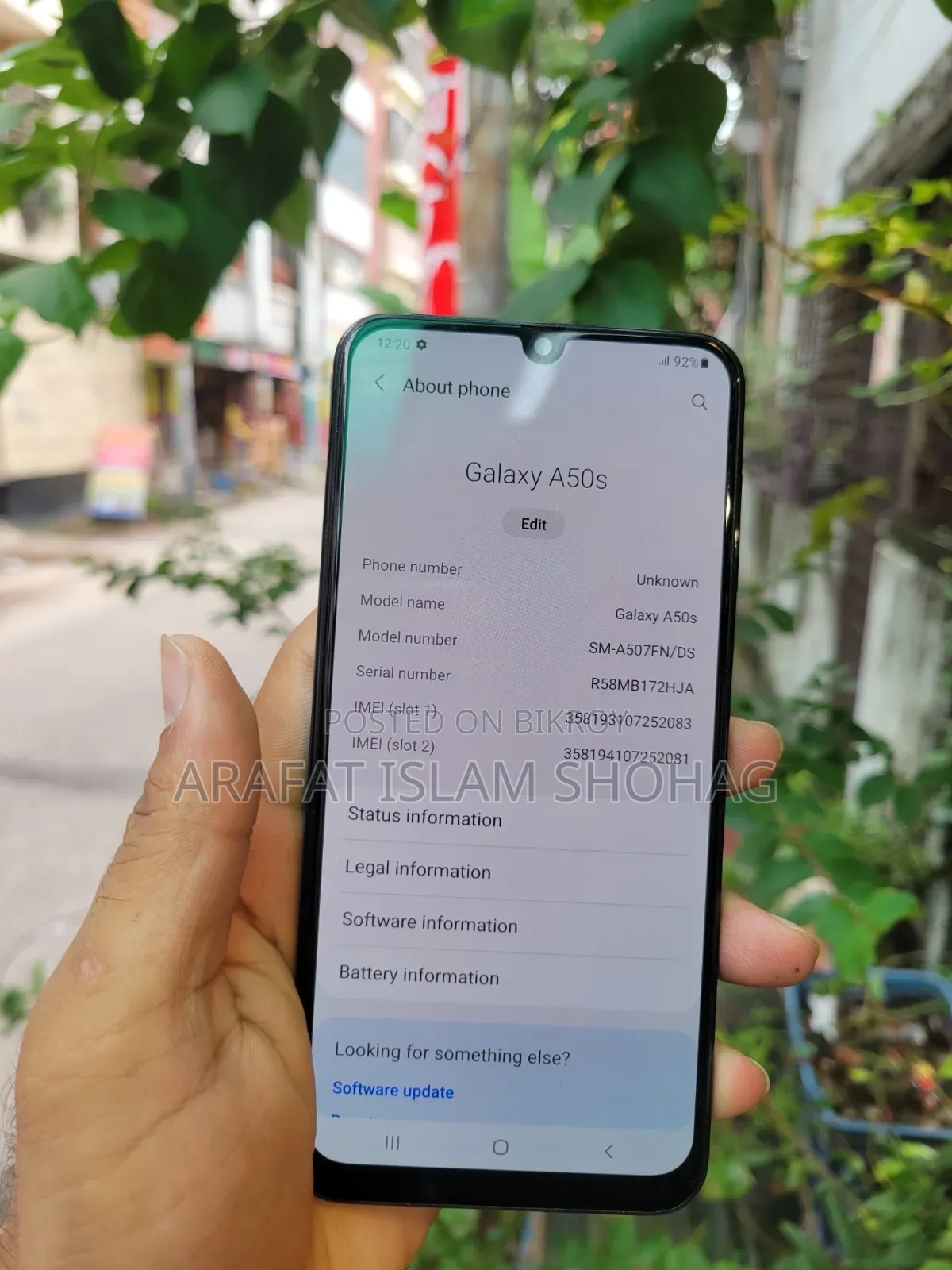 Samsung Galaxy A50s 128 GB Black