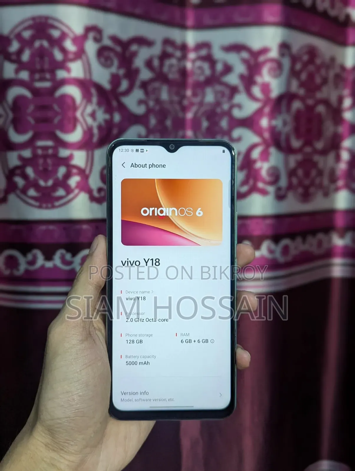 New Vivo Y18 128 GB White