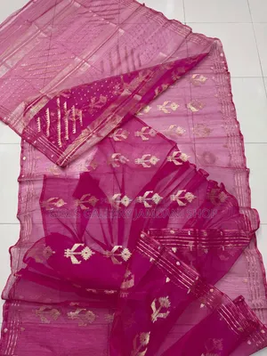 Handloom Dhakai Jamdani Saree