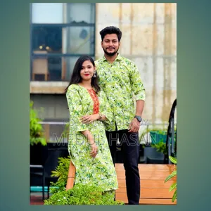 Shirt and Two Piece Couple Dress
