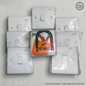 1-Gang 1-Way Electrical Wall Switch | Amanullah Enterprise (02 Pcs)