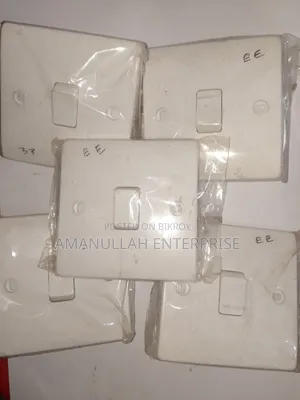 1-Gang 1-Way Electrical Wall Switch | Amanullah Enterprise (02 Pcs)
