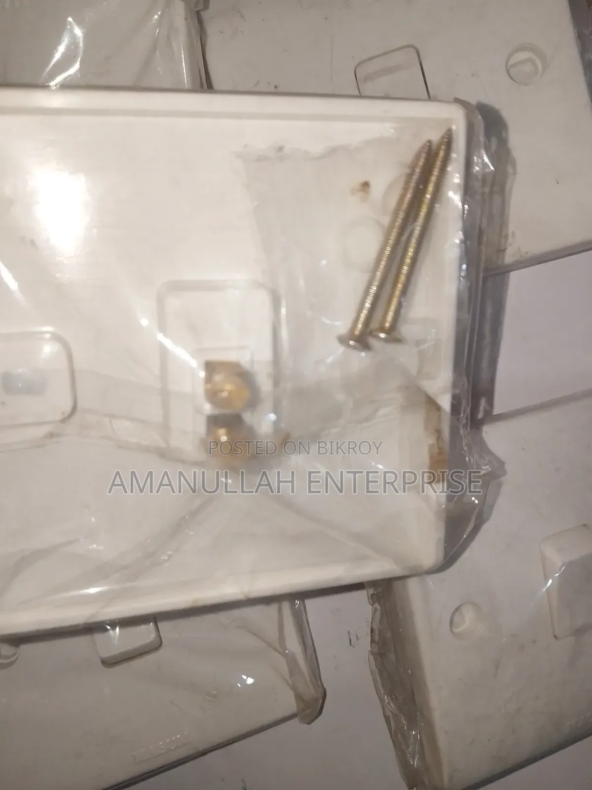 1-Gang 1-Way Electrical Wall Switch | Amanullah Enterprise (02 Pcs)