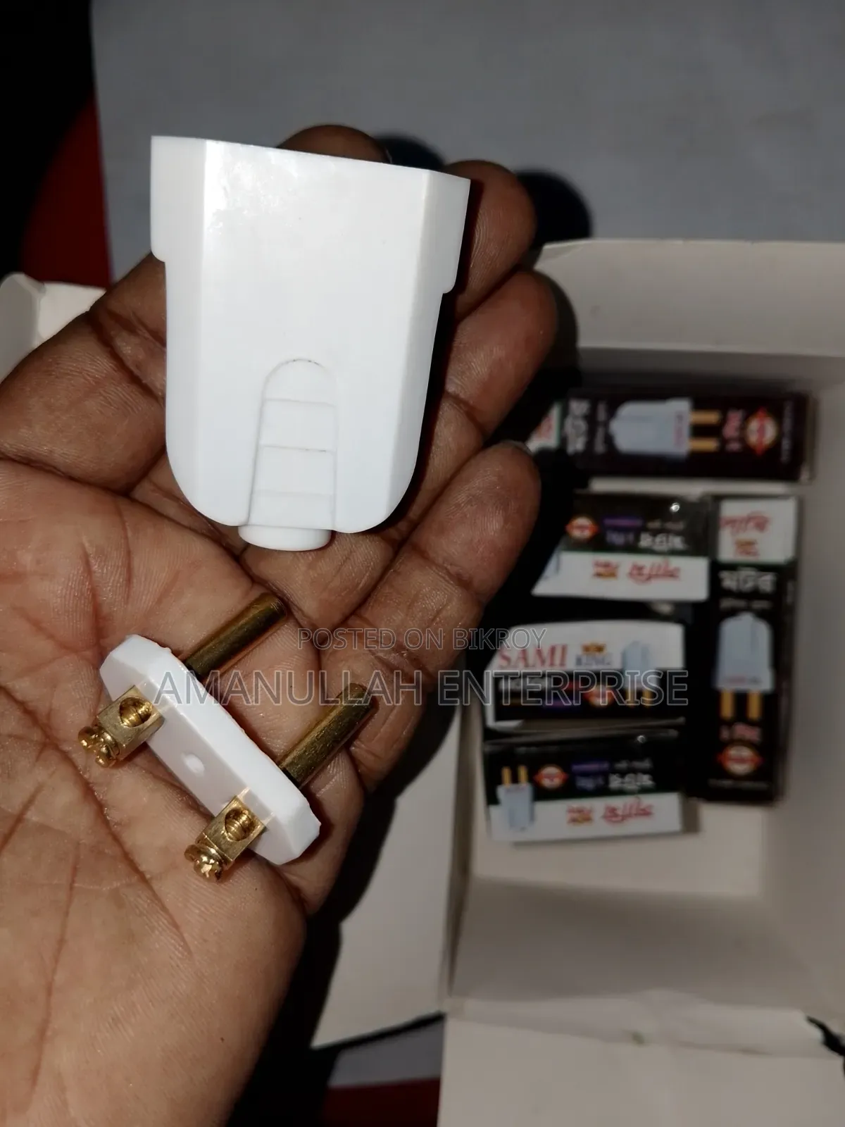 Heavy Duty Two-Pin Plug for Motors |